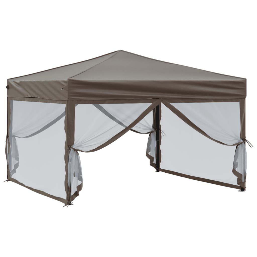 Carpa Para Fiestas Plegable Con Paredes Gris
