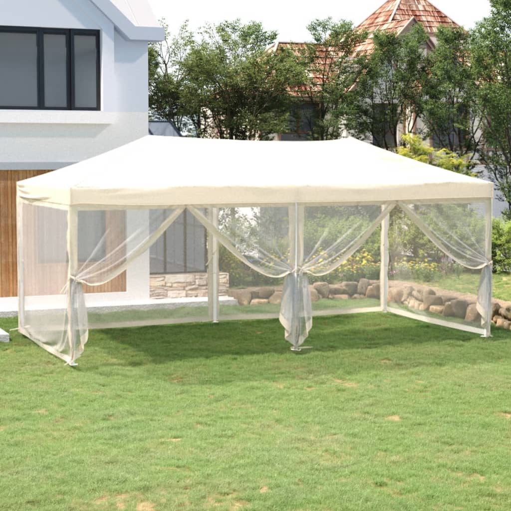 Carpa Para Fiestas Plegable Con Paredes Gris