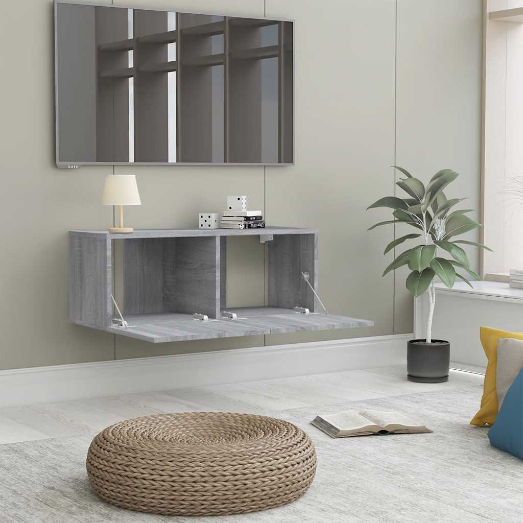 Mueble Para Tv Madera De Ingeniería 80X30X30 Cm