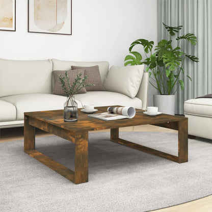 Mesa Auxiliar De Madera De Ingeniería Envejecida 50X50X35 Cm