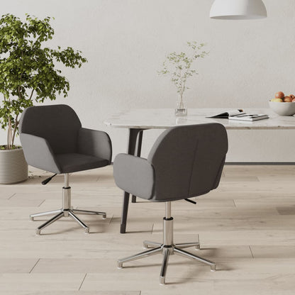Sillas De Comedor Giratorias 2 Unidades Tela