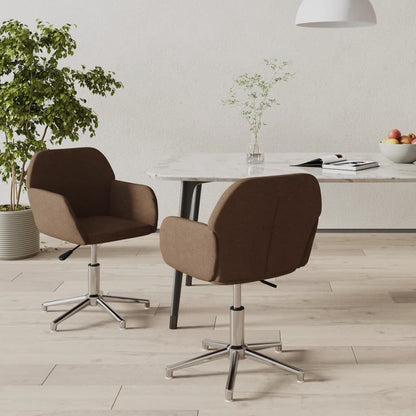 Sillas De Comedor Giratorias 2 Unidades Tela