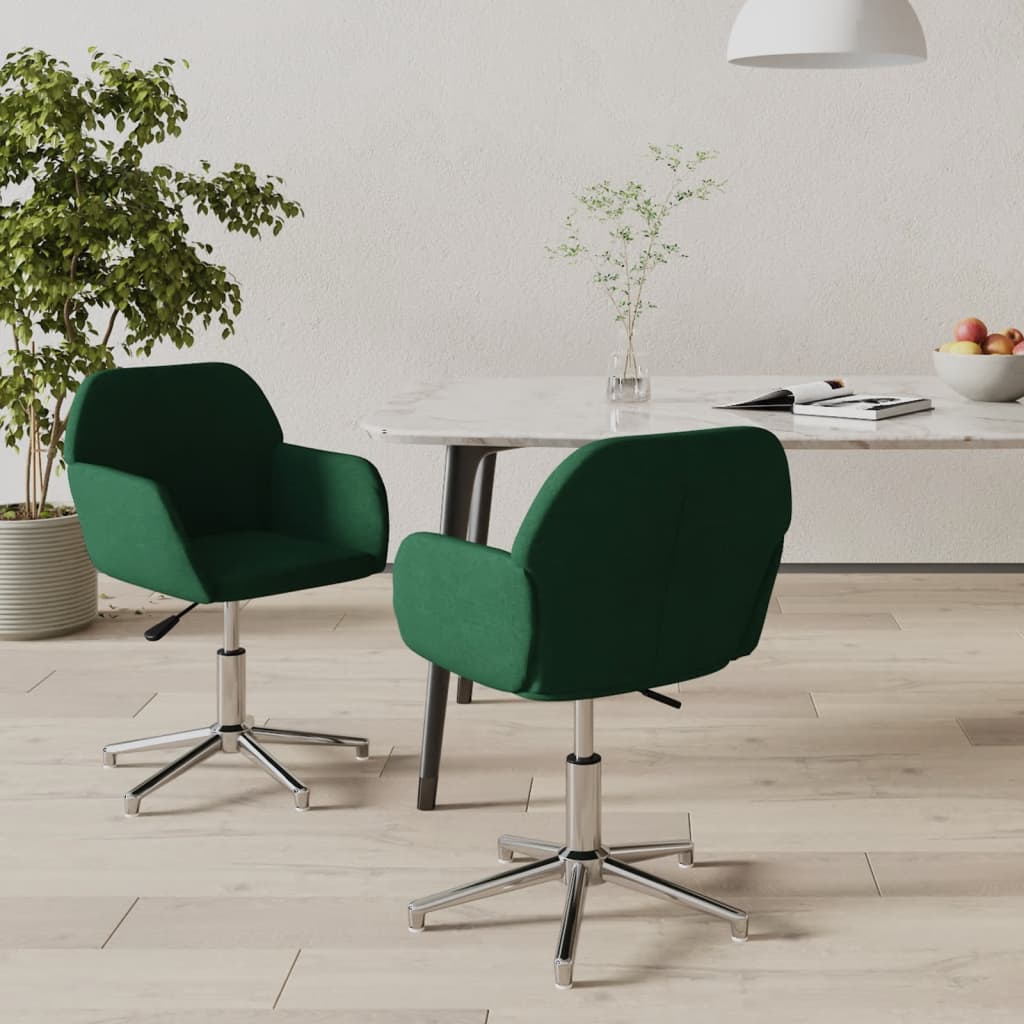 Sillas De Comedor Giratorias 2 Unidades Tela