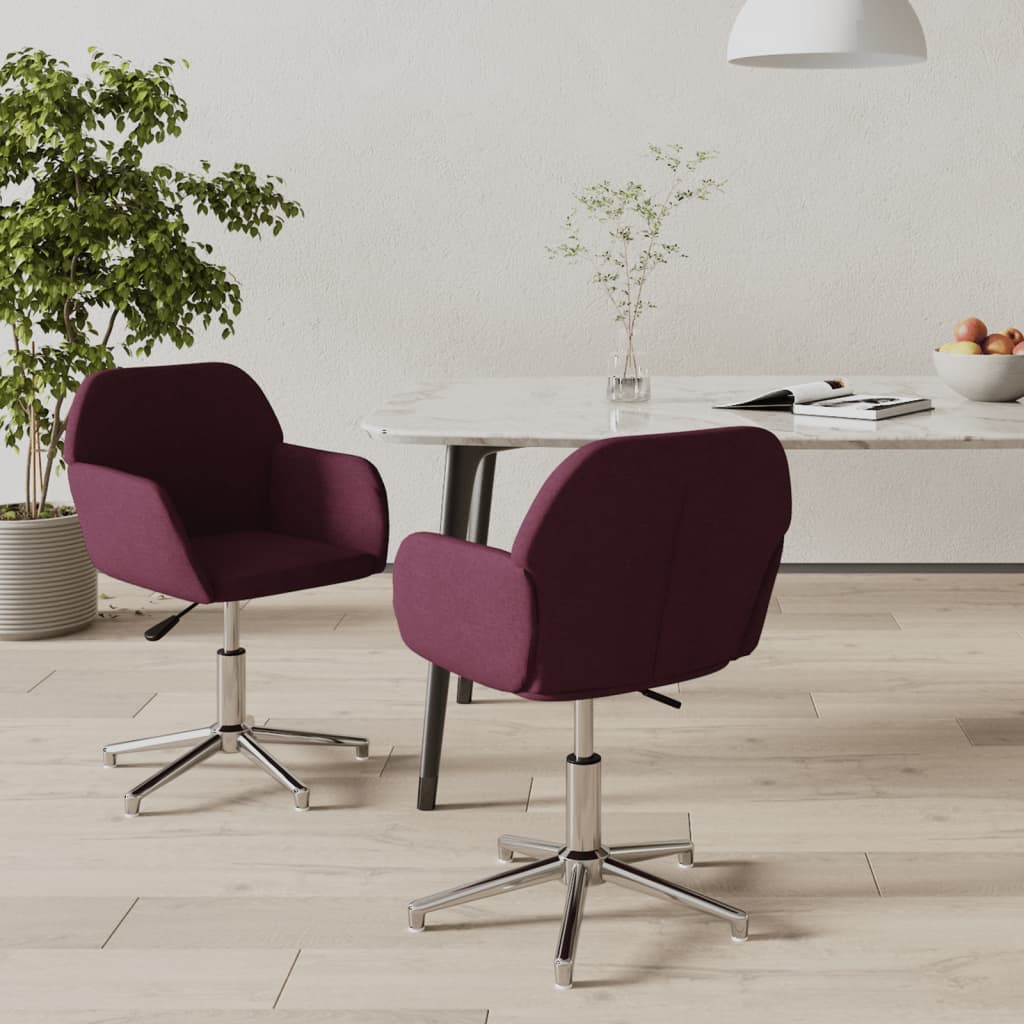 Sillas De Comedor Giratorias 2 Unidades Tela