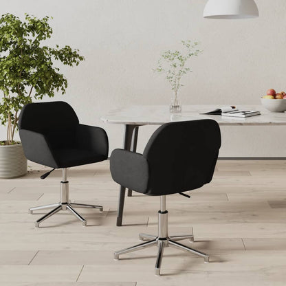 Sillas De Comedor Giratorias 2 Unidades Tela