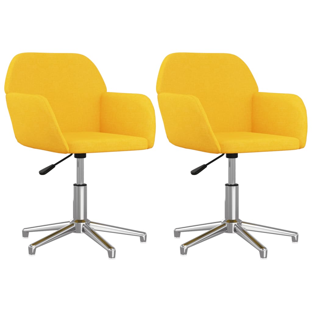 Sillas De Comedor Giratorias 2 Unidades Tela