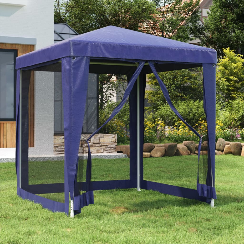 Carpa Para Fiestas 8 Paredes De Malla Hdpe Gris