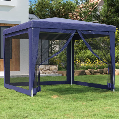 Carpa Para Fiestas 8 Paredes De Malla Hdpe Gris