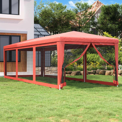 Carpa Para Fiestas 8 Paredes De Malla Hdpe Gris