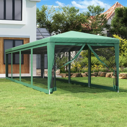 Carpa Para Fiestas 8 Paredes De Malla Hdpe Gris