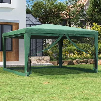 Carpa Para Fiestas 8 Paredes De Malla Hdpe Gris