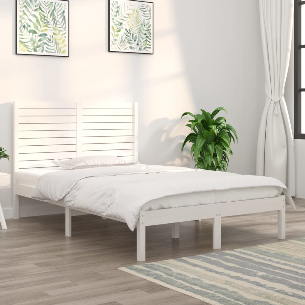 Cama Extralarga Sin Colchón Madera Maciza