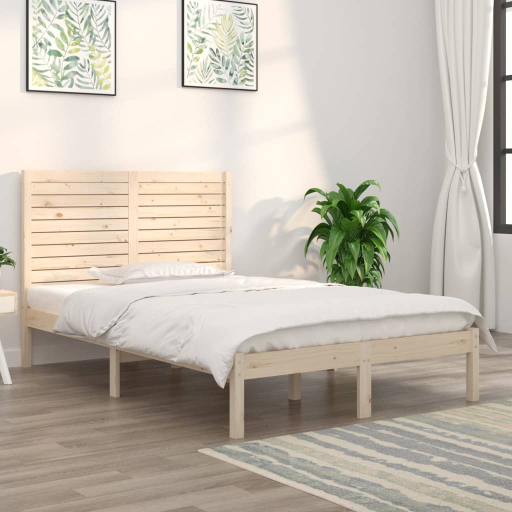 Cama Extralarga Sin Colchón Madera Maciza