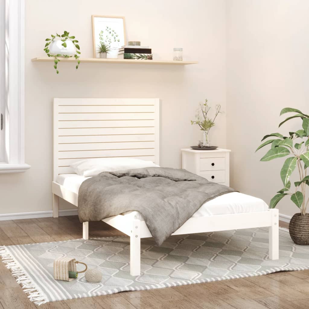 Cama Extralarga Sin Colchón Madera Maciza