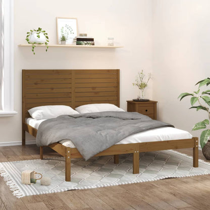 Cama Extralarga Sin Colchón Madera Maciza