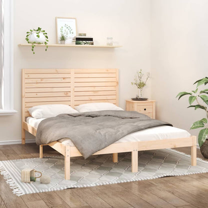 Cama Extralarga Sin Colchón Madera Maciza