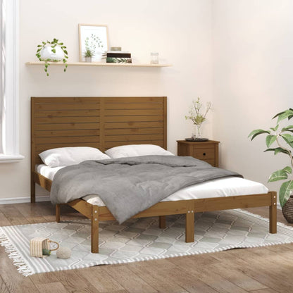 Cama Extralarga Sin Colchón Madera Maciza