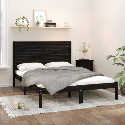 Cama Extralarga Sin Colchón Madera Maciza