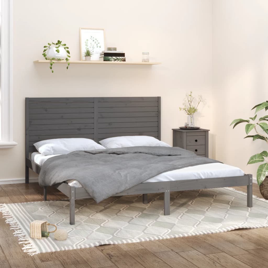 Cama Extralarga Sin Colchón Madera Maciza
