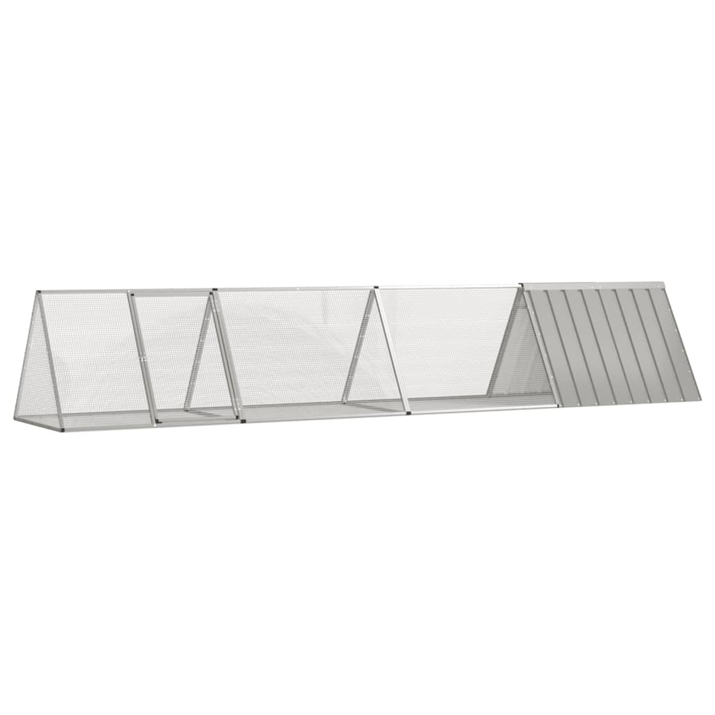 Jaula Para Conejos Acero Galvanizado 403,5X80,5X71 Cm