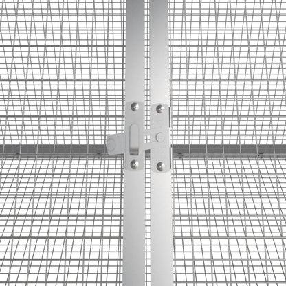 Jaula Para Conejos Acero Galvanizado 403,5X80,5X71 Cm