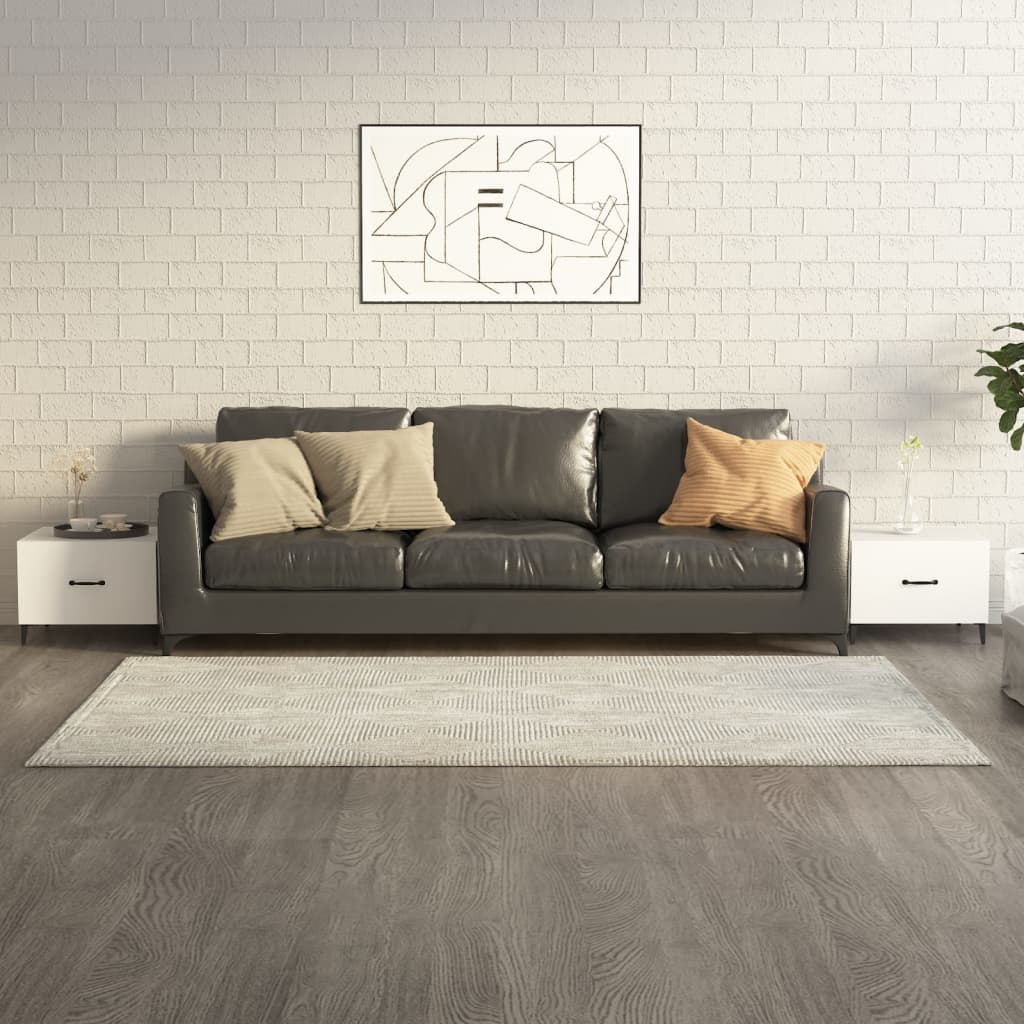 Mesa De Centro Con Patas De Metal 2 Uds 50X50X40Cm