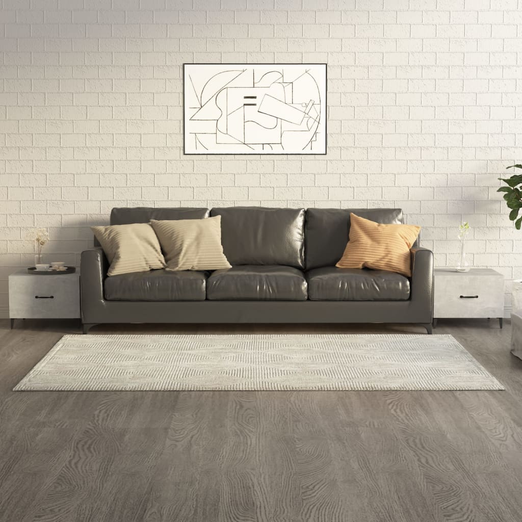 Mesa De Centro Con Patas De Metal 2 Uds 50X50X40Cm