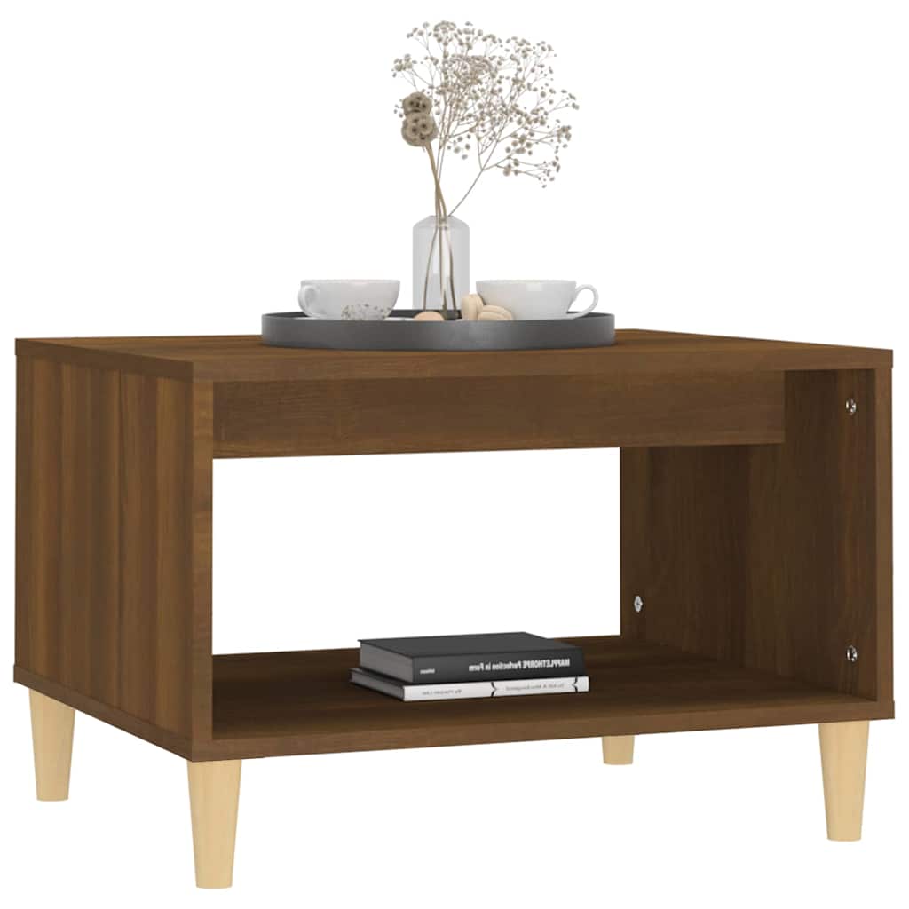 Mesa De Centro Madera Contrachapada 60X50X40 Cm