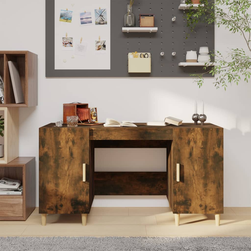 Escritorio 140 X 50 X 75 Cm Madera Contrachapada