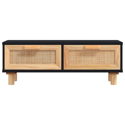 Mesa De Centro Madera Contrachapada Y De Pino 80X40X30 Cm
