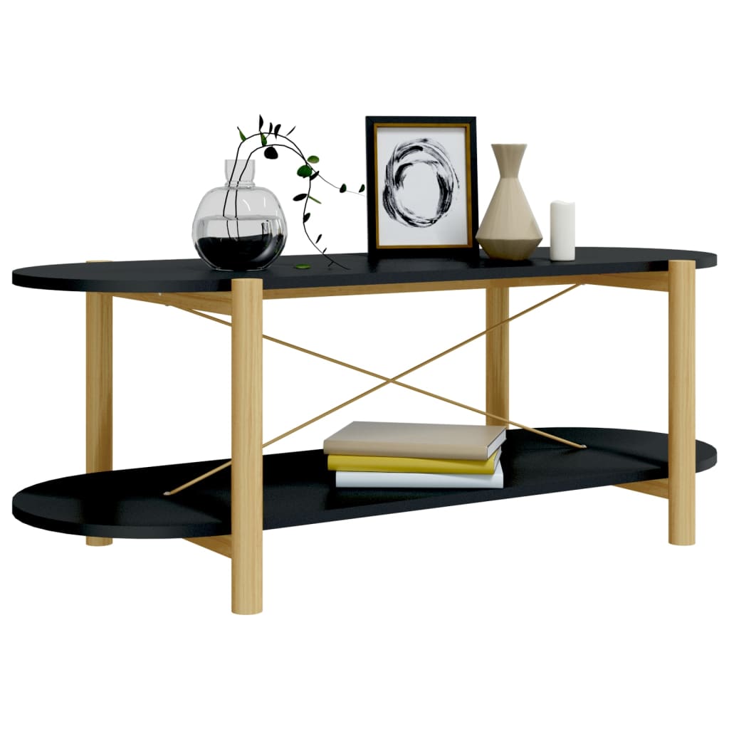 Mesa De Centro Madera Contrachapada 110X48X40 Cm