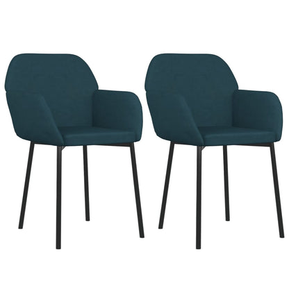 Sillas De Comedor 2 Unidades Terciopelo