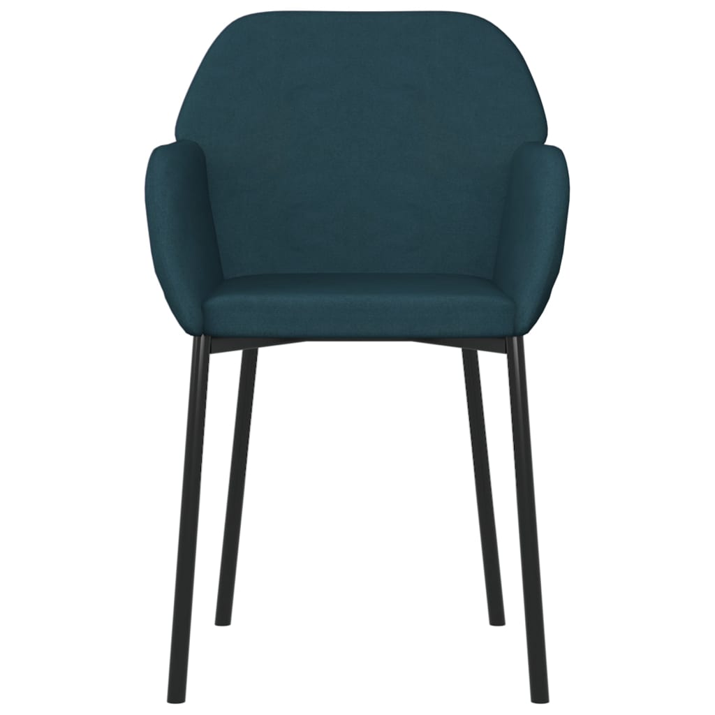 Sillas De Comedor 2 Unidades Terciopelo