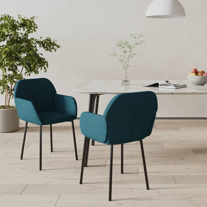 Sillas De Comedor 2 Unidades Terciopelo