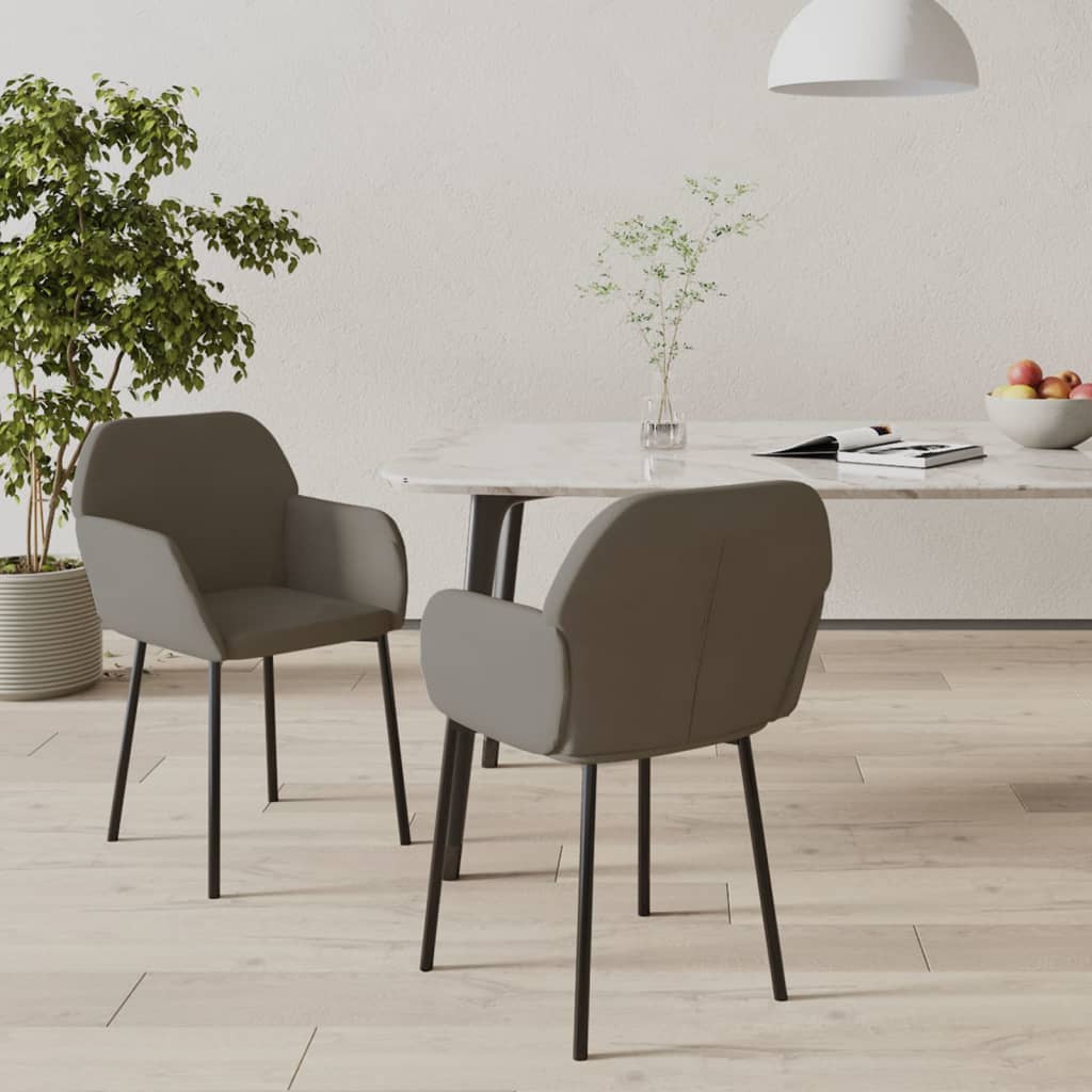 Sillas De Comedor 2 Unidades Terciopelo