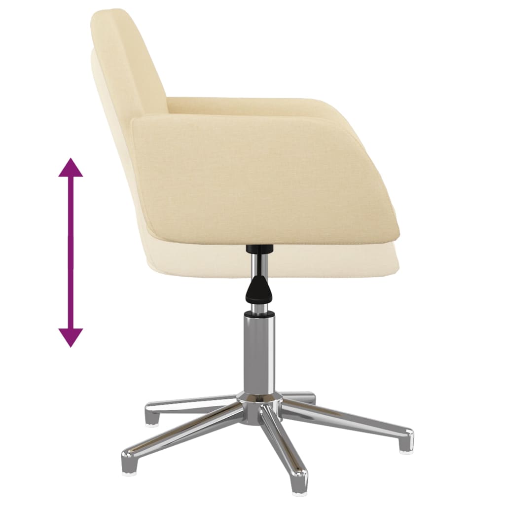 Silla De Oficina Giratoria Tela Color