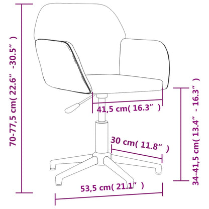 Silla De Oficina Giratoria Tela Color