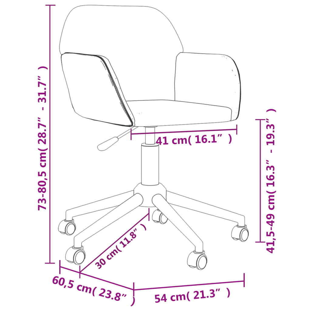 Silla De Oficina Giratoria Tela