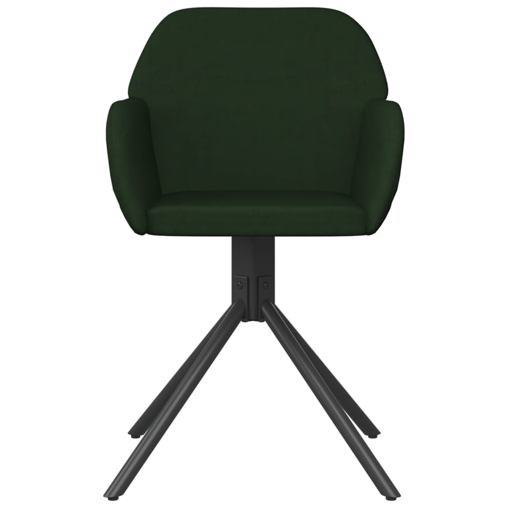 Sillas De Comedor Giratorias 2 Unidades Terciopelo