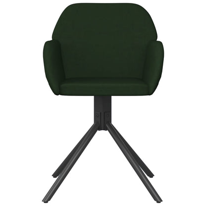 Sillas De Comedor Giratorias 2 Unidades Terciopelo