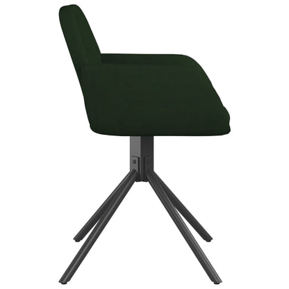 Sillas De Comedor Giratorias 2 Unidades Terciopelo