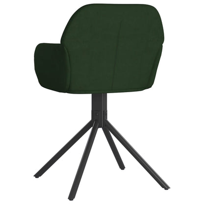 Sillas De Comedor Giratorias 2 Unidades Terciopelo