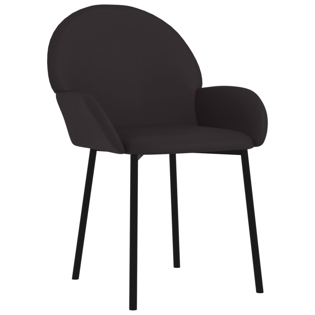 Sillas De Comedor 2 Unidades Cuero Sintético