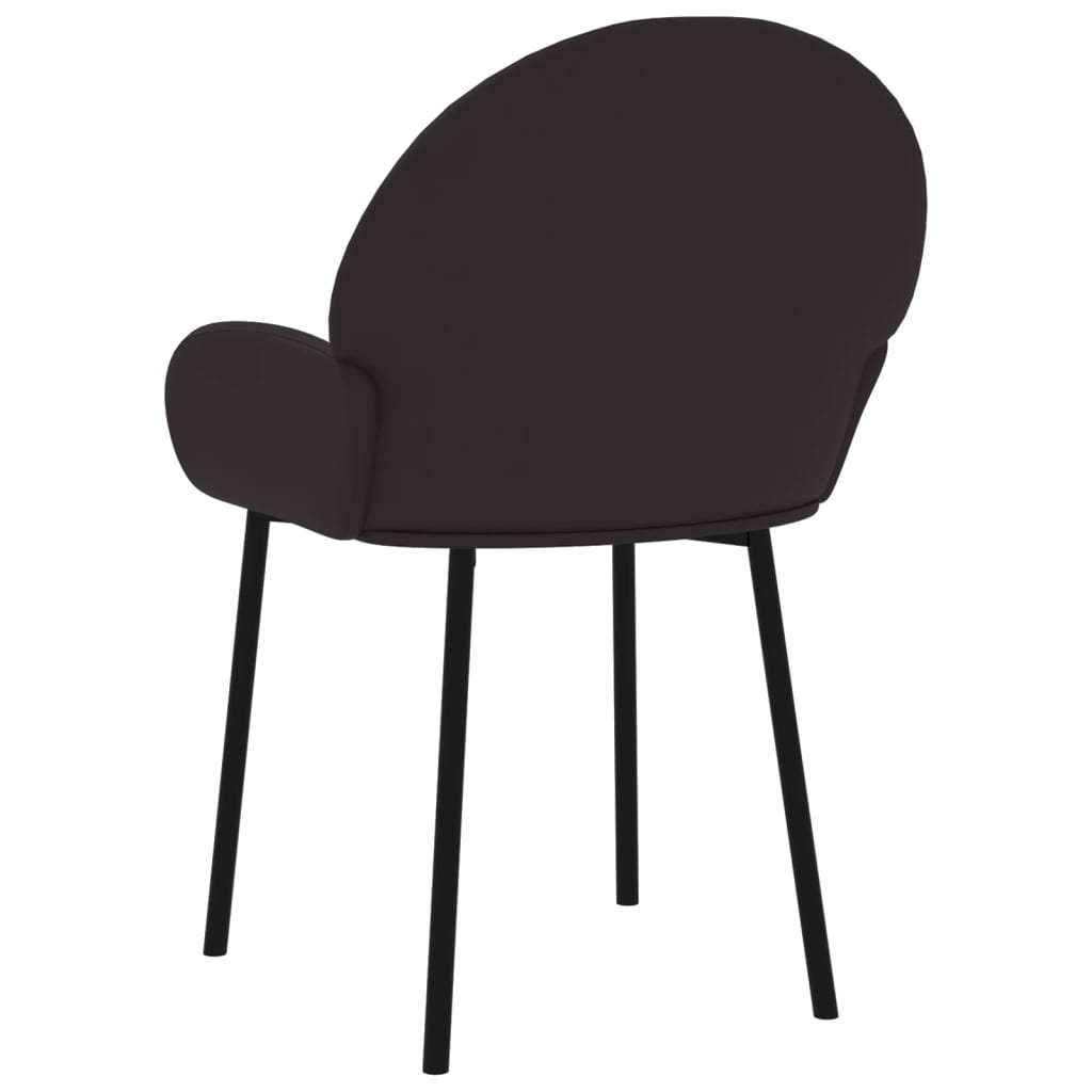 Sillas De Comedor 2 Unidades Cuero Sintético
