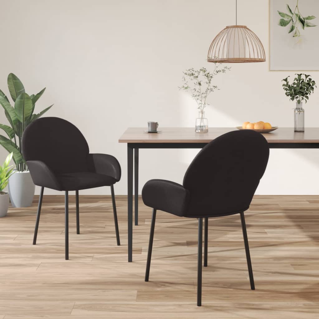 Sillas De Comedor 2 Unidades Cuero Sintético