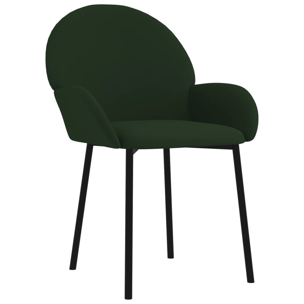 Sillas De Comedor 2 Unidades Terciopelo