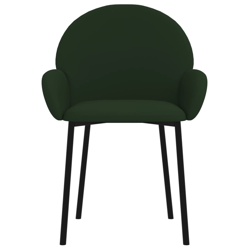 Sillas De Comedor 2 Unidades Terciopelo