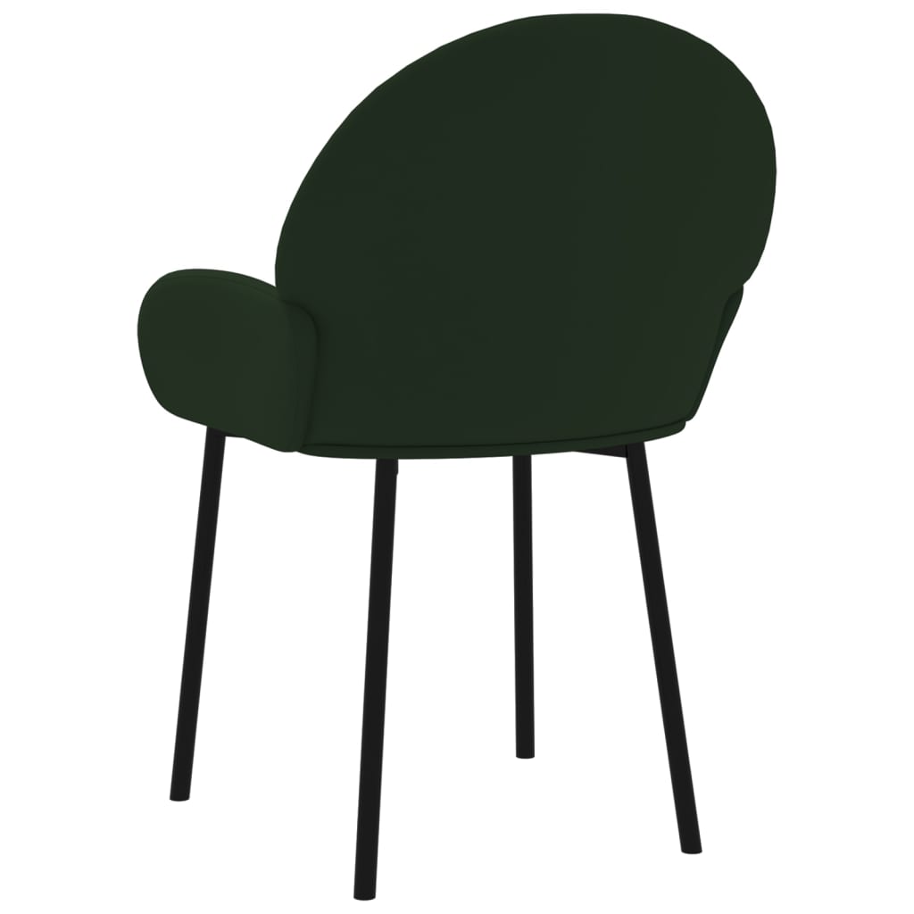 Sillas De Comedor 2 Unidades Terciopelo