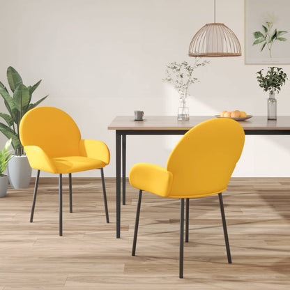 Sillas De Comedor 2 Unidades Terciopelo