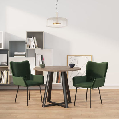 Sillas De Comedor 2 Unidades Terciopelo